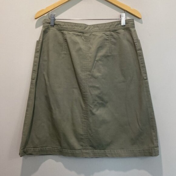 APC Skirt Mini Cotton Green Size large - Picture 6 of 13